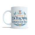 Caneca Personalizada - SENHOR, EM TUAS MÃOS COLOCO ESTE DIA
